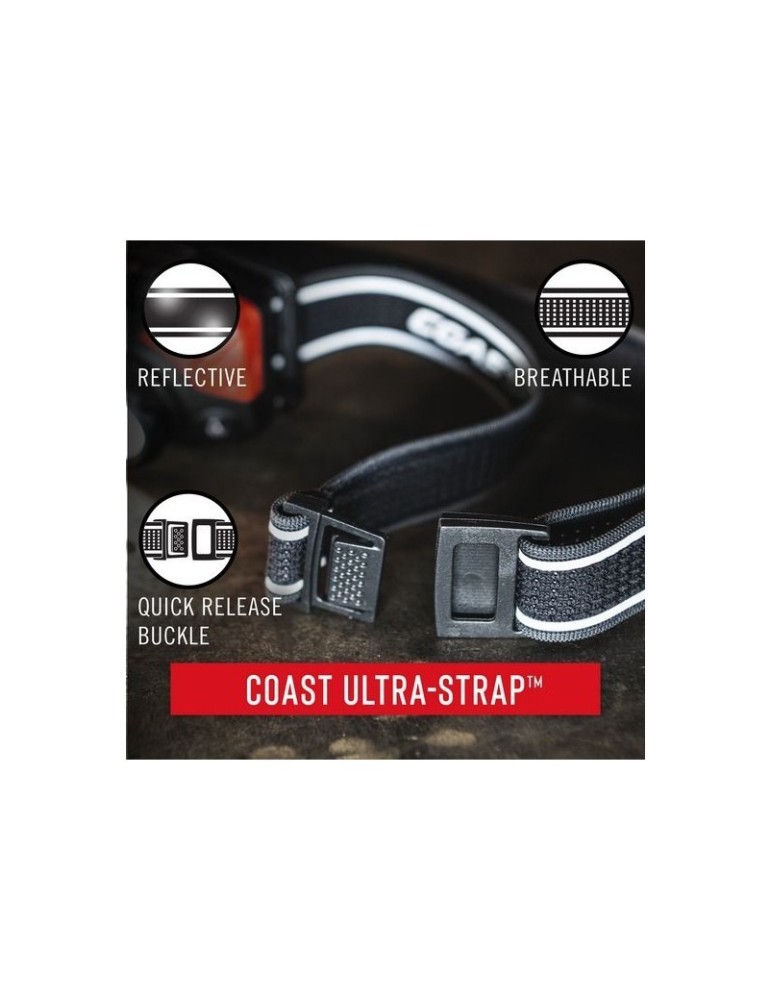 Latarka czołowa akumulatorowa 1000 lumenów COAST FL75R