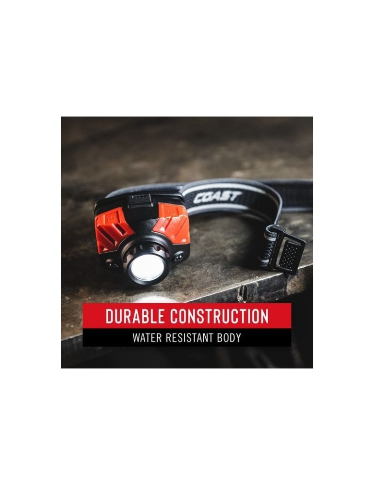 Latarka czołowa akumulatorowa 1000 lumenów COAST FL75R
