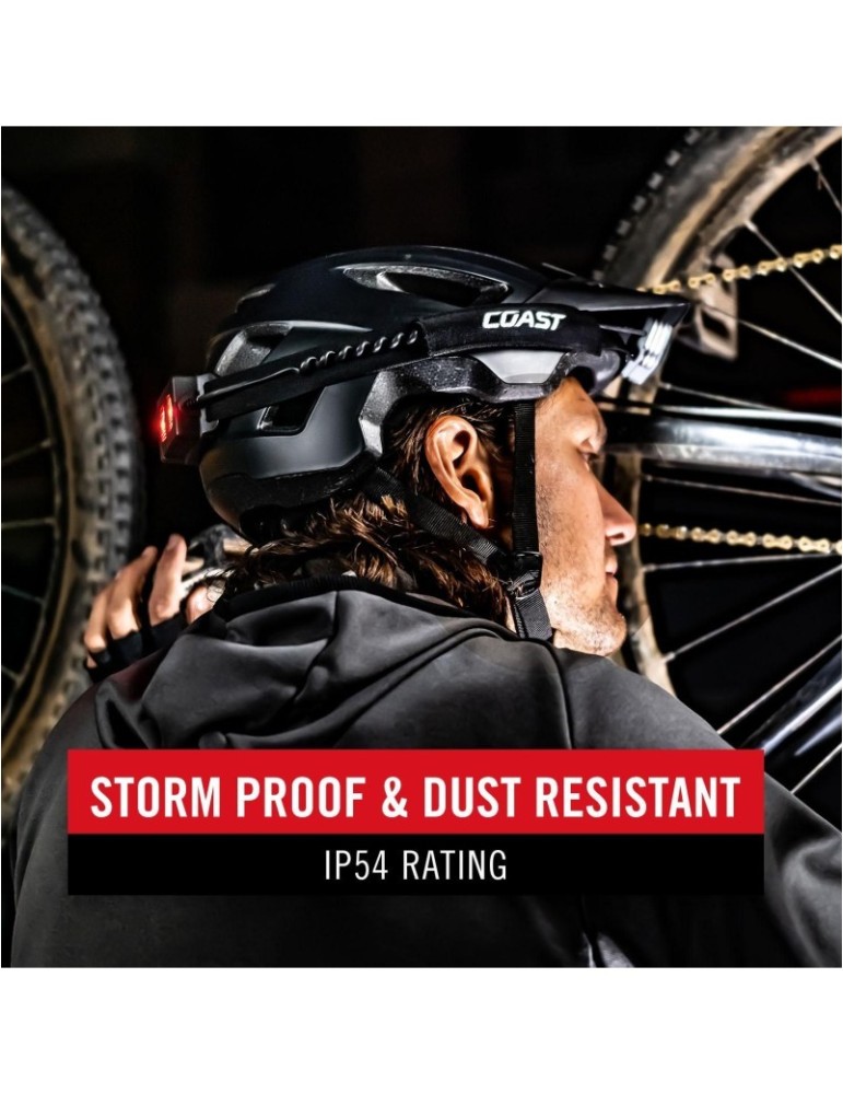 Latarka czołowa ze światłem białym i czerwonym COAST RL10