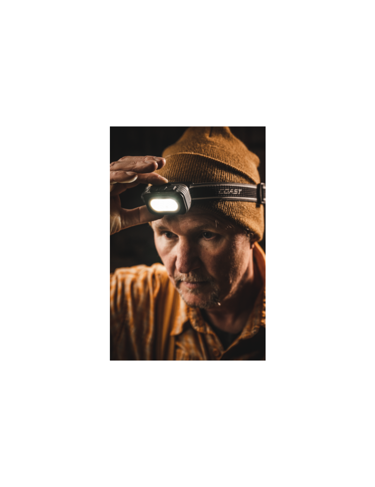 Ładowalna latarka czołowa COAST RL20R