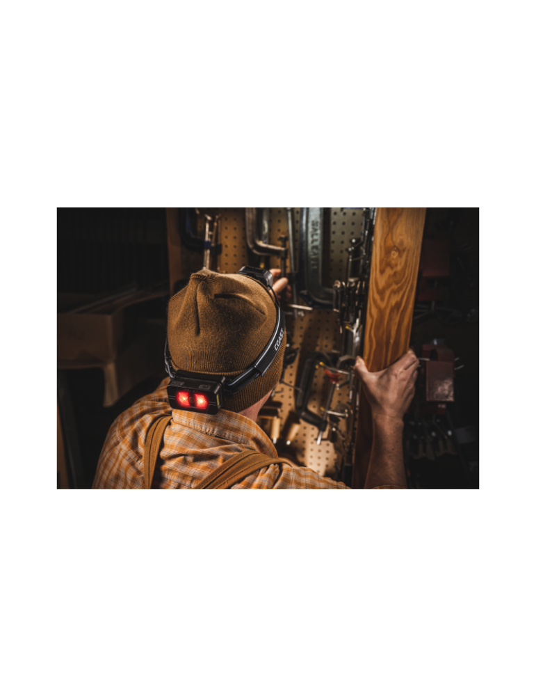 Ładowalna latarka czołowa COAST RL20R