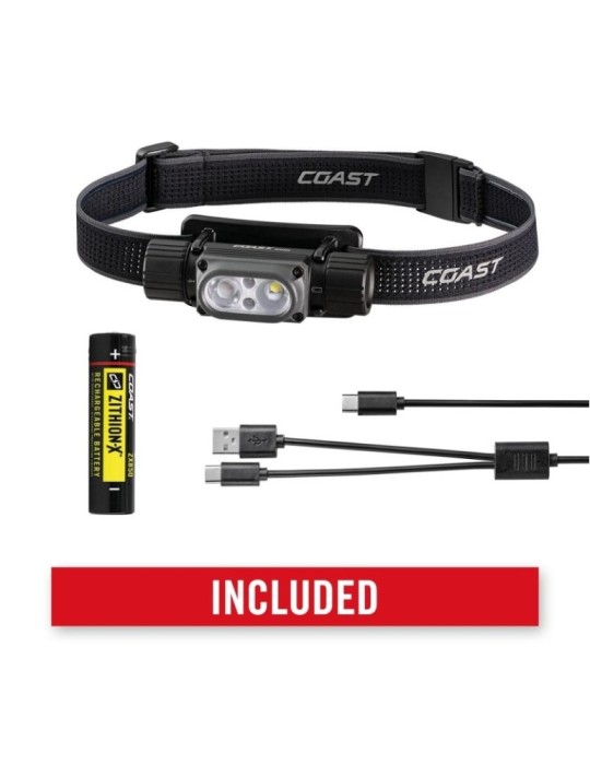 Wodoodporna ładowalna latarka czołowa 1000 lumenów COAST WPH30R