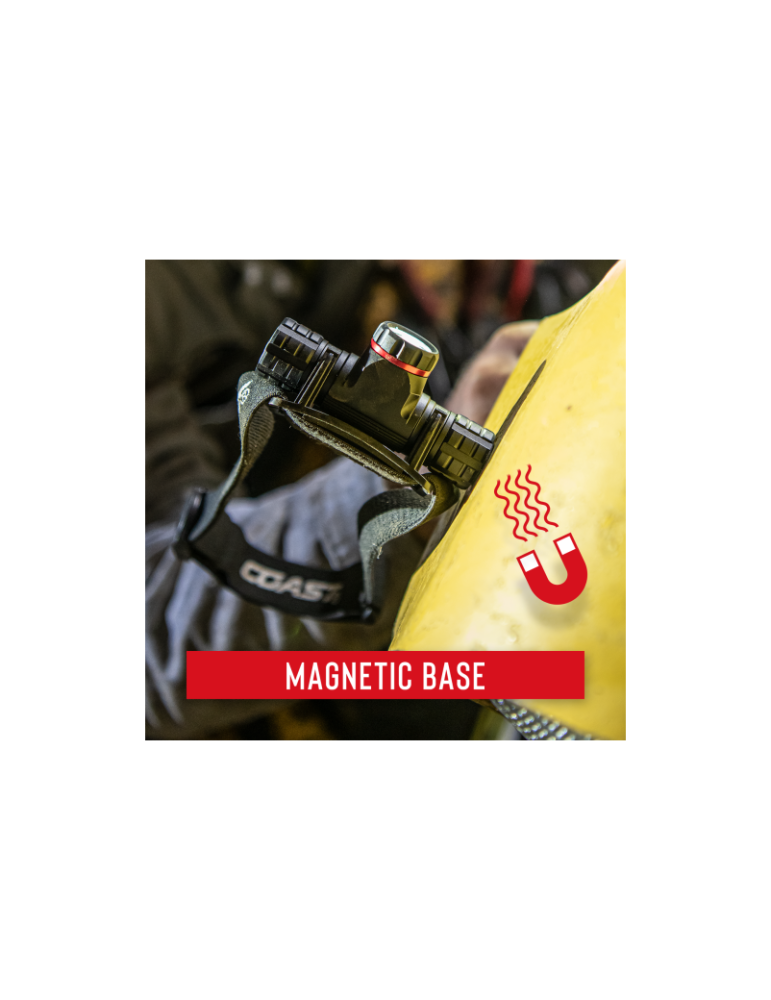 Latarka czołowa akumulatorowa 1000 lumenów COAST XPH30R