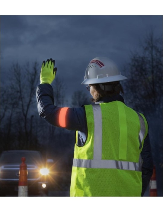 Akumulatorowa świecąca opaska bezpieczeństwa LED z USB COAST SA300