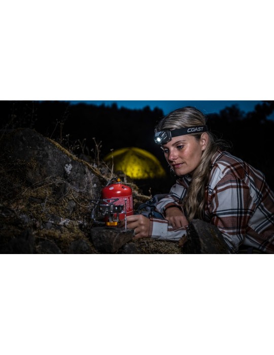 Latarka czołowa akumulatorowa, 430 lumenów COAST FL20R