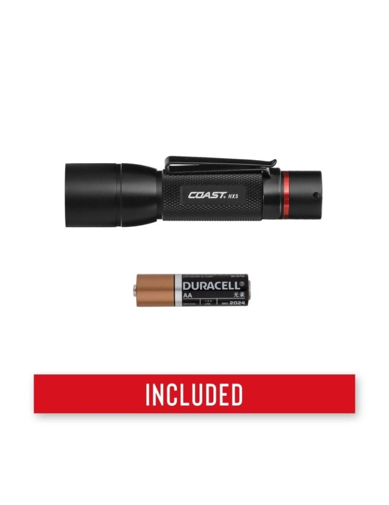 Latarka 410 lumenów z jednoręcznym ustawieniem ostrości COAST HX5