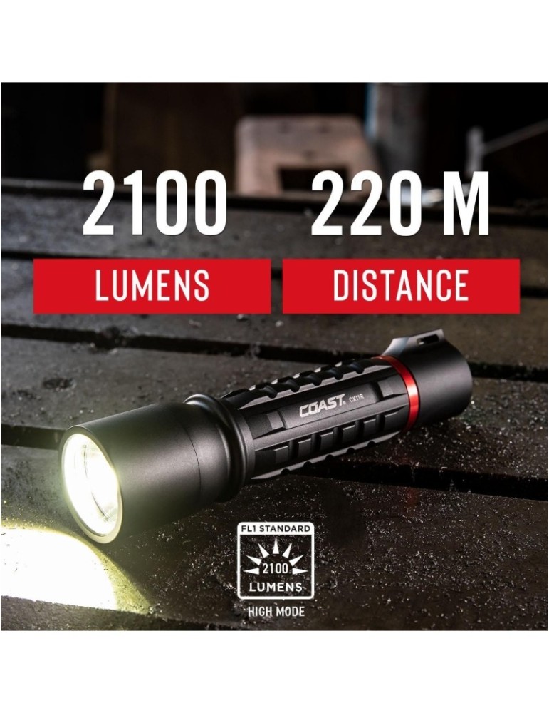 Latarka akumulatorowa 2100 lumenów COAST XP11R