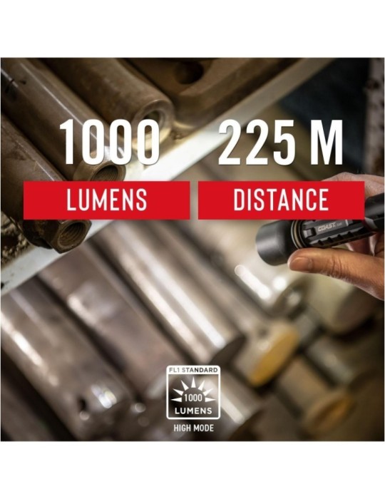 Latarka akumulatorowa 1000 lumenów COAST XP9R