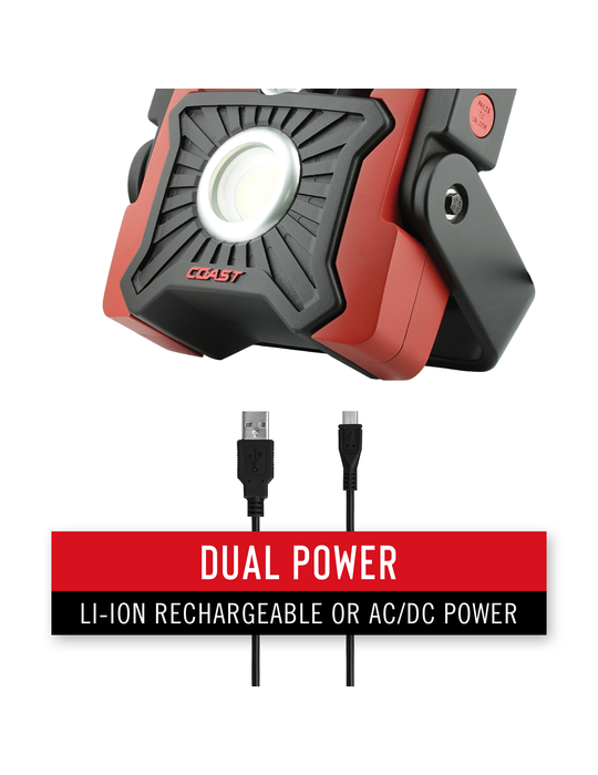 Lampa robocza akumulatorowa 2200 lumenów COAST WLR2