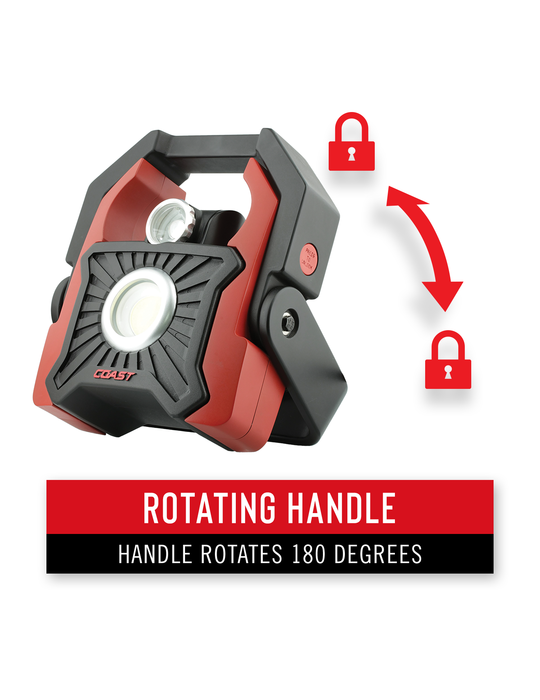Lampa robocza akumulatorowa 2200 lumenów COAST WLR2