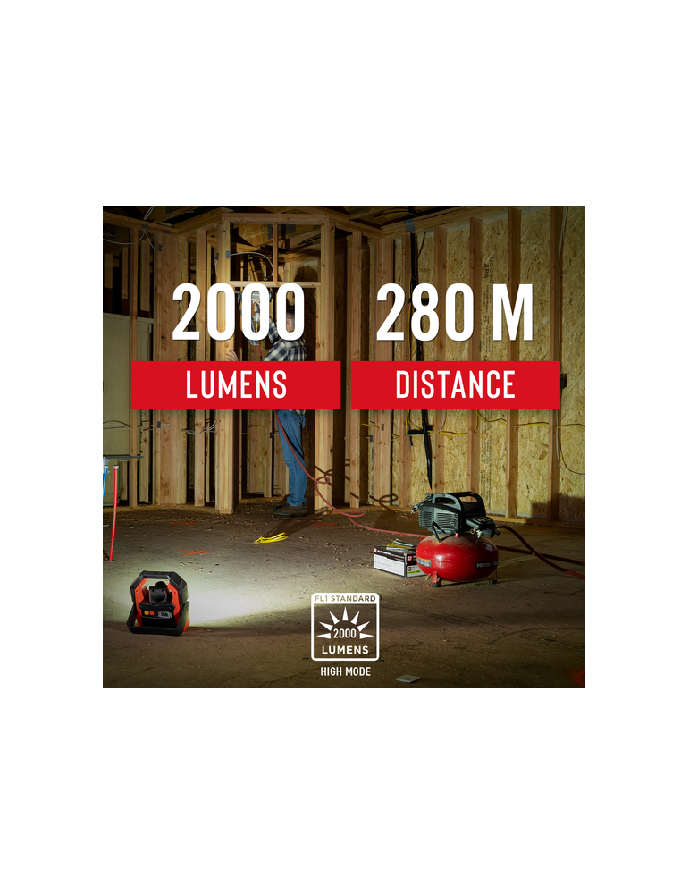 Lampa robocza akumulatorowa 2200 lumenów COAST WLR2