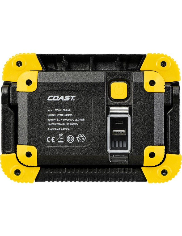 Lampa robocza akumulatorowa 1290 lumenów żółta COAST WLR1Y
