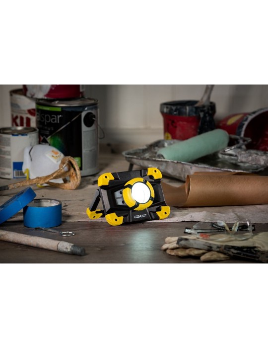 Lampa robocza akumulatorowa 1290 lumenów żółta COAST WLR1Y