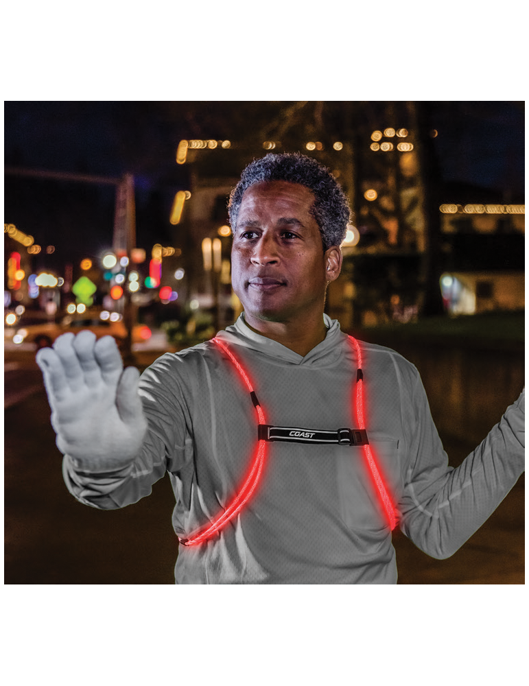 Szelki ochronne świecące COAST LH150