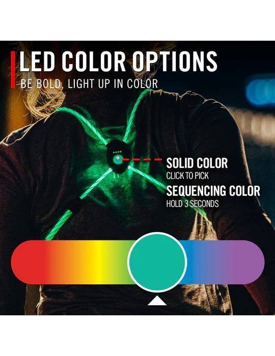 Szelki ochronne świecące COAST LH150