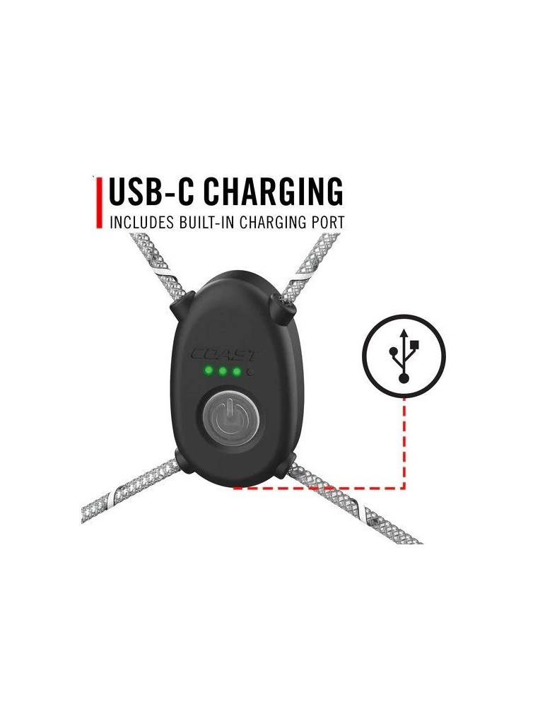 Szelki ochronne świecące COAST LH150