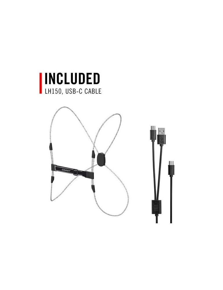 Szelki ochronne świecące COAST LH150