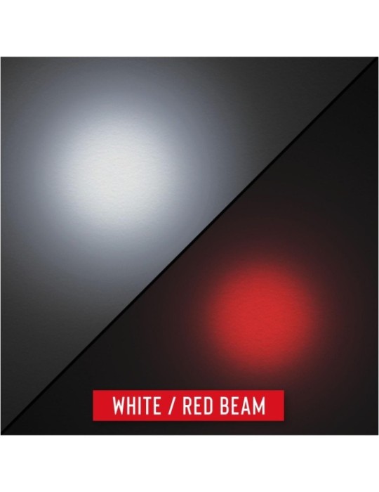 Akumulatorowa latarka czołowa ze światłem czerwonym i białym 270 lumenów COAST FL13R