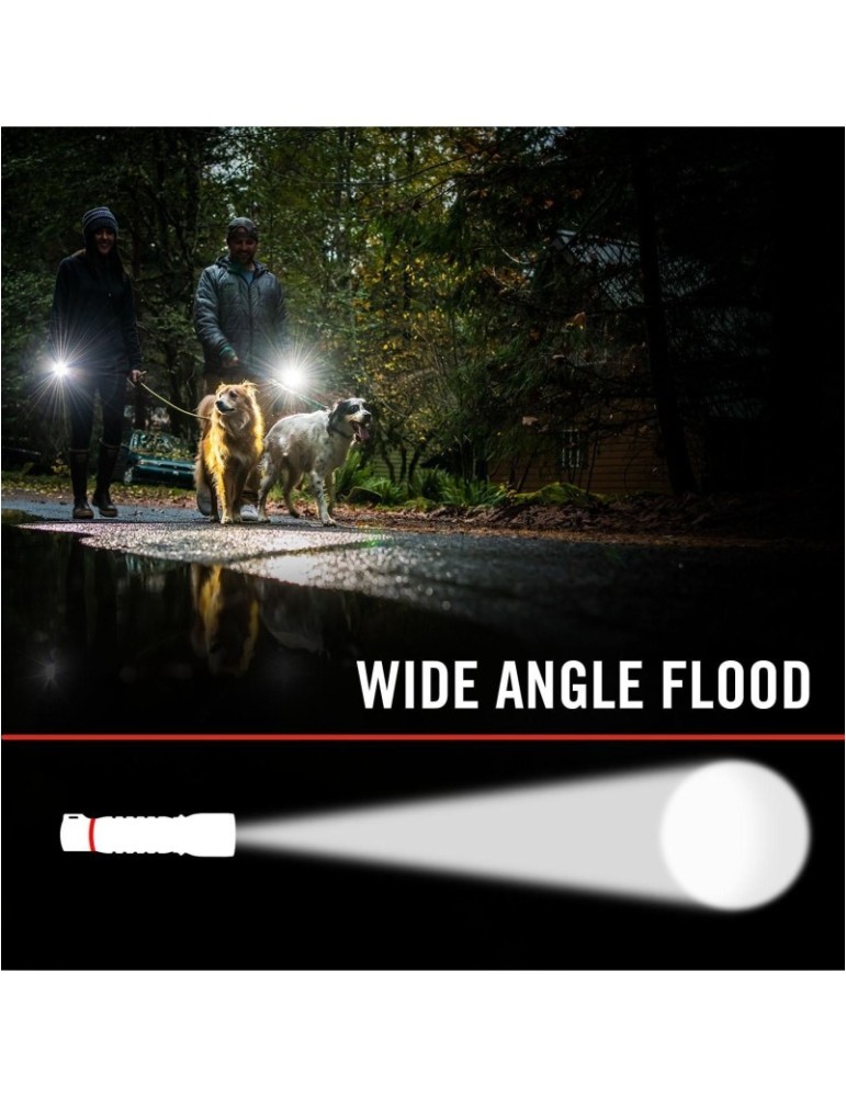 Latarka czołowa akumulatorowa z czerwonym i białym światłem 435 lumenów USB COAST FL1R