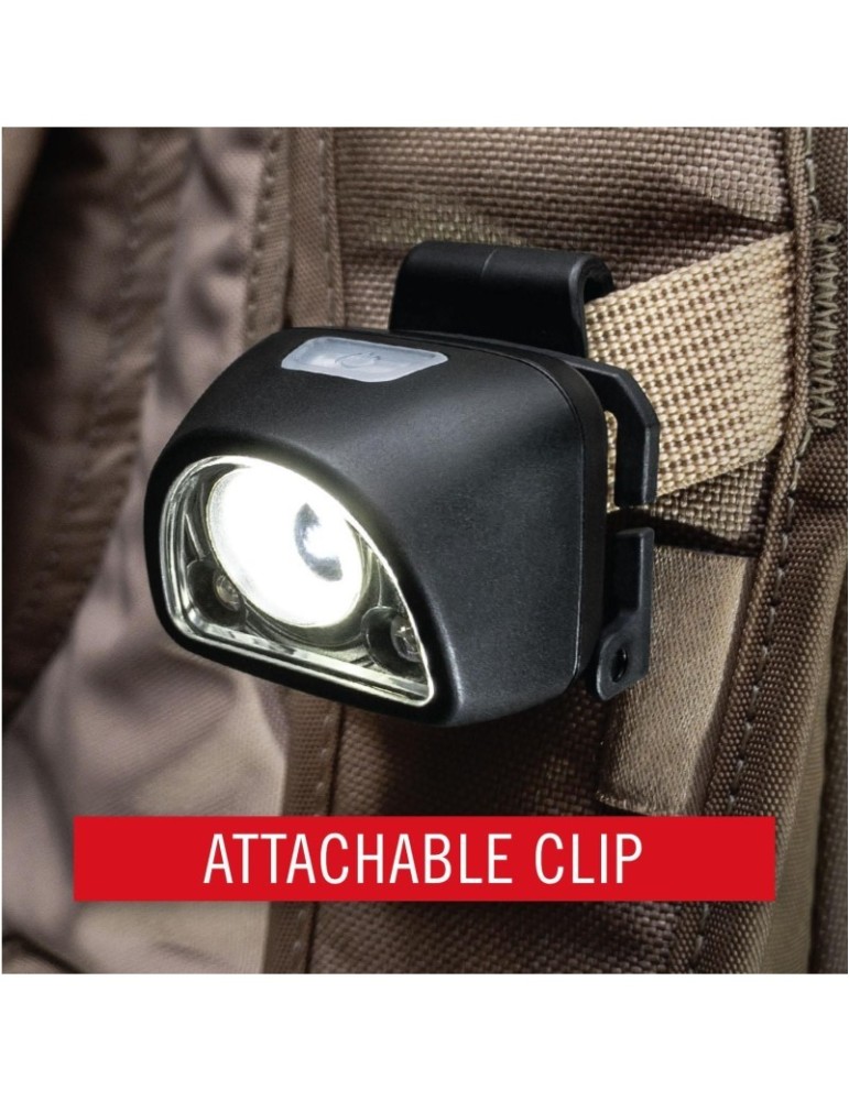 Latarka czołowa akumulatorowa z czerwonym i białym światłem 435 lumenów USB COAST FL1R