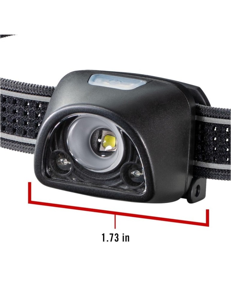 Latarka czołowa akumulatorowa z czerwonym i białym światłem 435 lumenów USB COAST FL1R