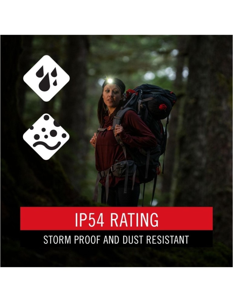 Latarka czołowa akumulatorowa z czerwonym i białym światłem 435 lumenów USB COAST FL1R