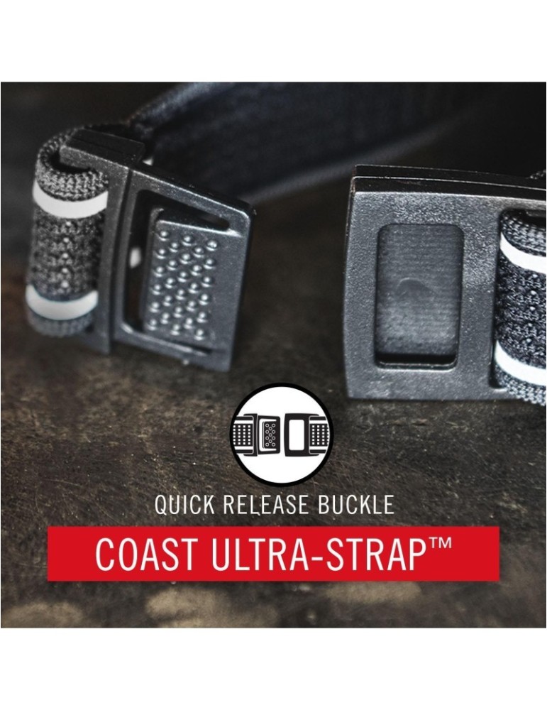 Latarka czołowa akumulatorowa, 430 lumenów COAST FL20R