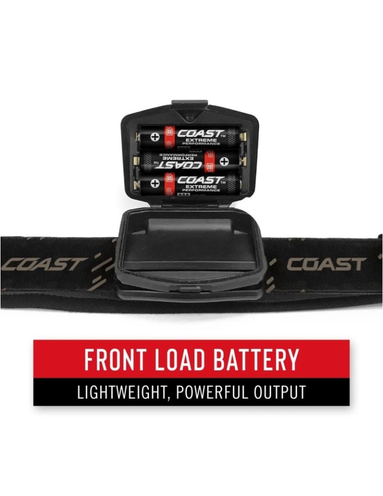 Latarka czołowa akumulatorowa 515 lumenów COAST FL70R