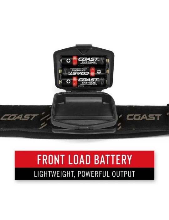 Latarka czołowa akumulatorowa 515 lumenów COAST FL70R